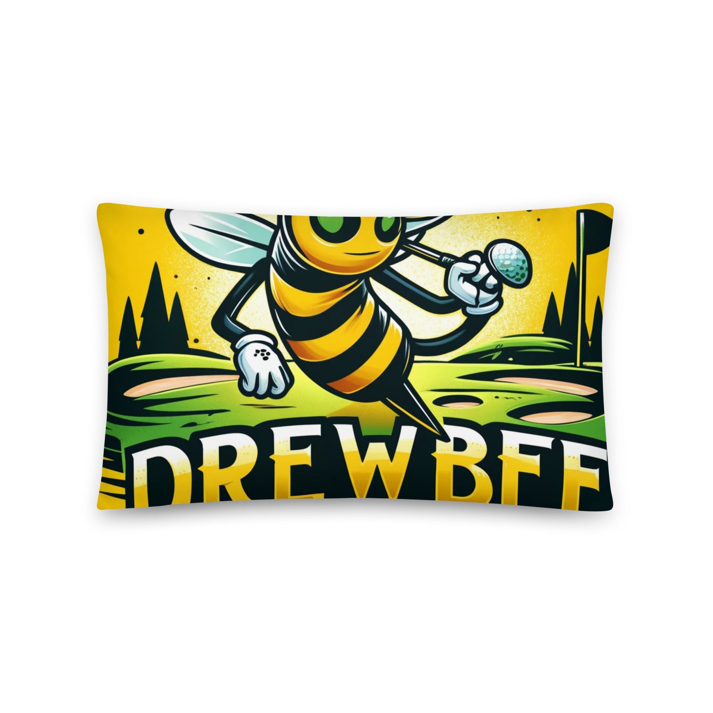 Drewbee Mane Golf Association Pillow