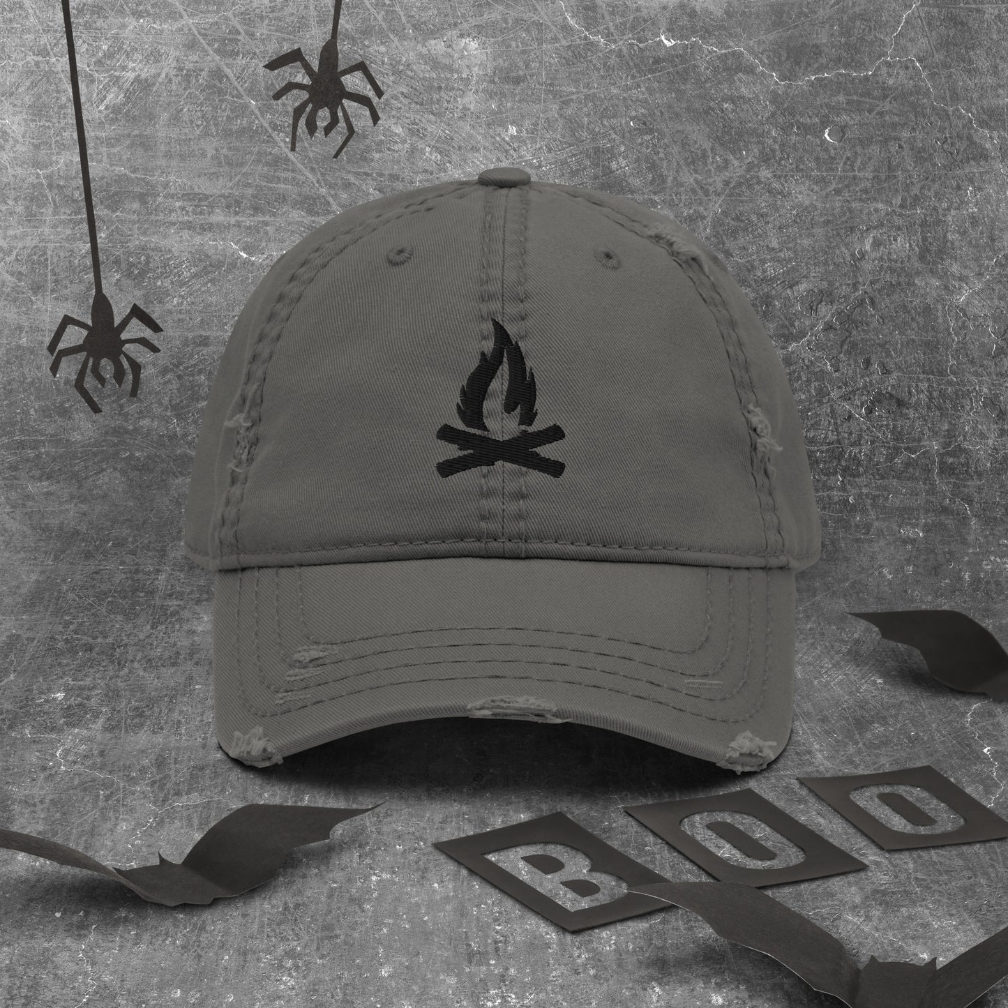 Darth Flame Distressed Dad Hat