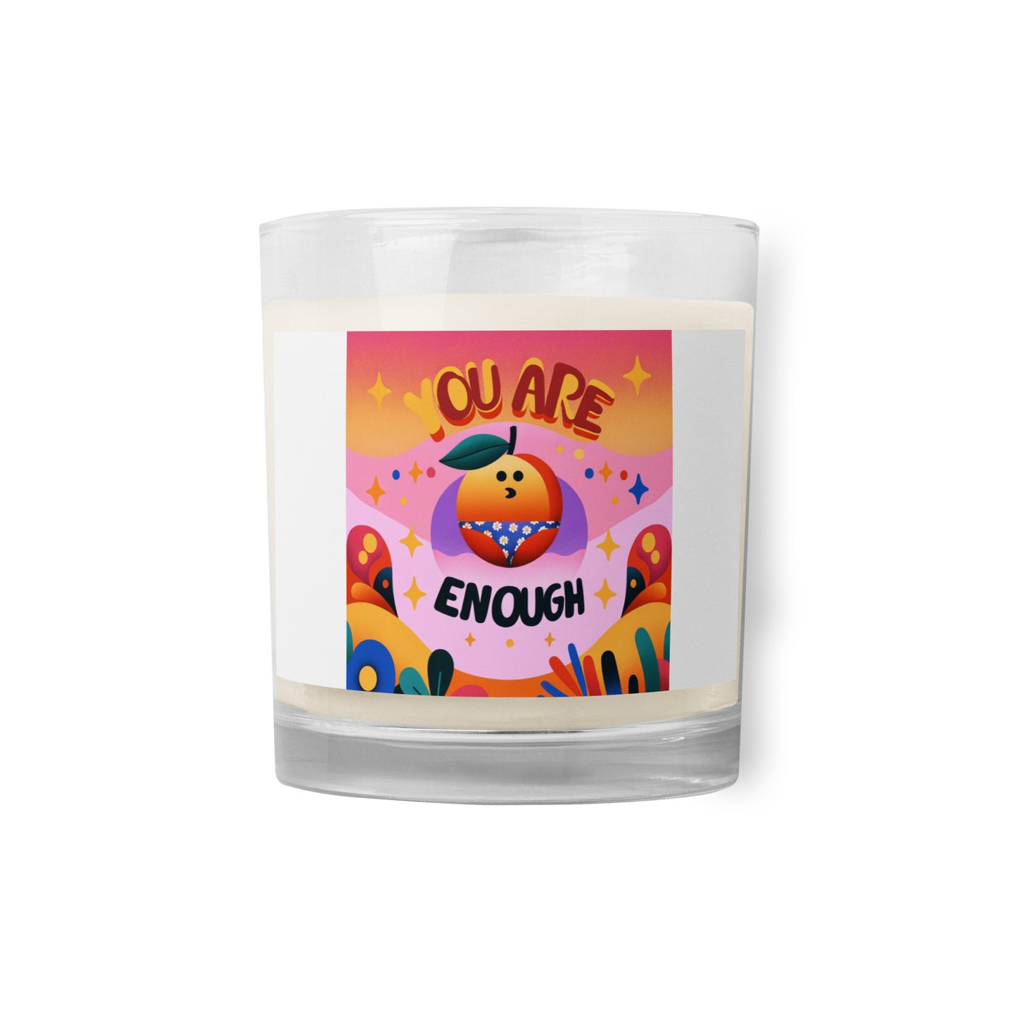 You Are Enough Glass Jar Soy Wax Candle