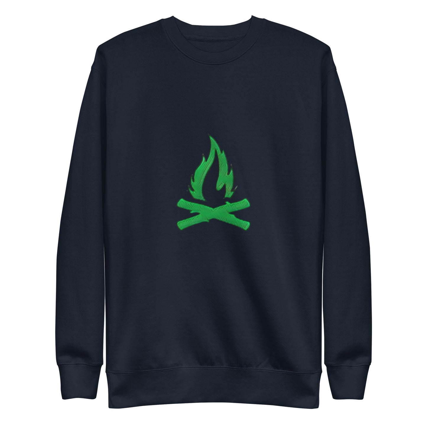Green Flame Sweatshirt
