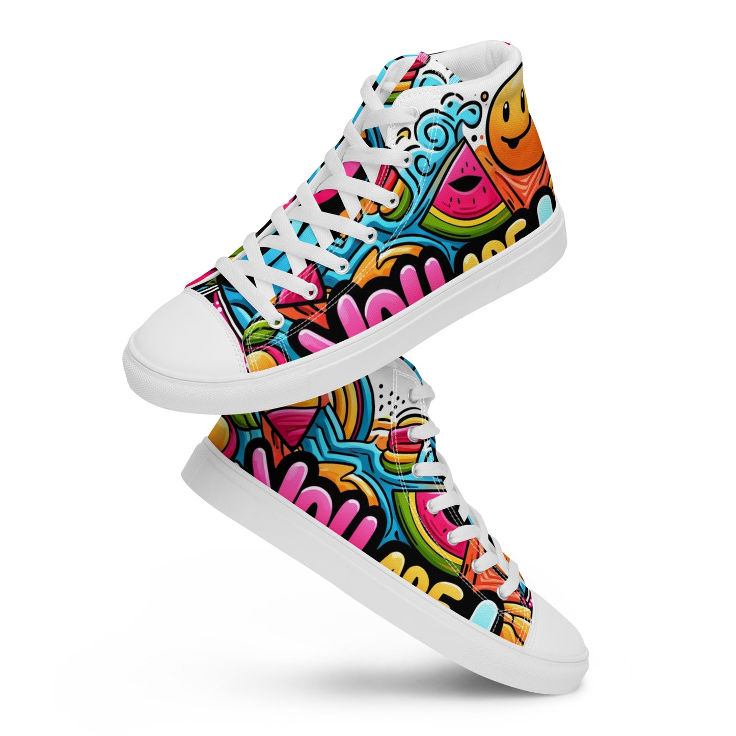 You Are Enough Women’s High Top Canvas Shoes