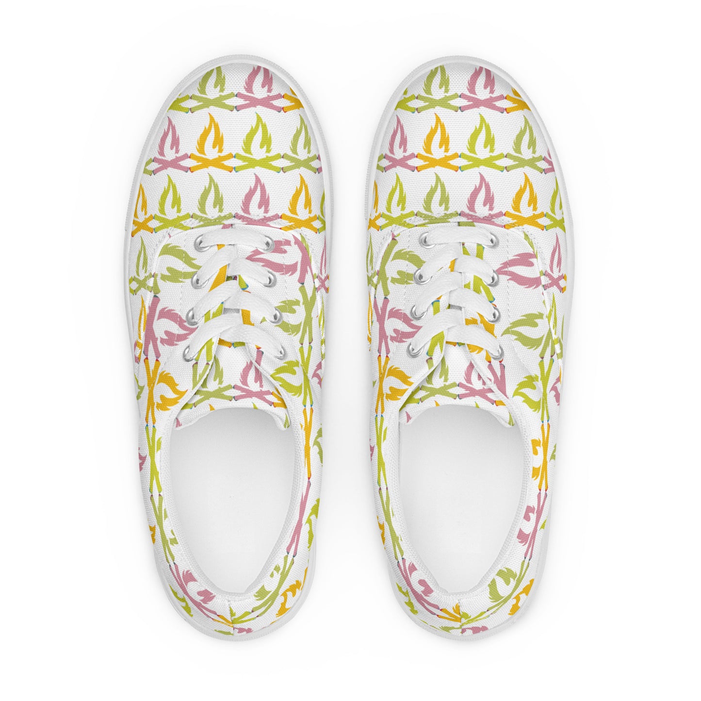 Sour Flame Women’s Lace-Up Canvas Shoes