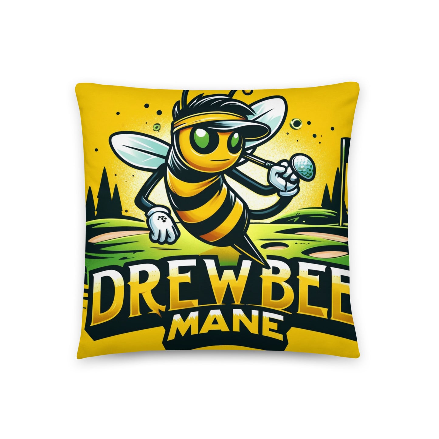 Drewbee Mane Golf Association Pillow