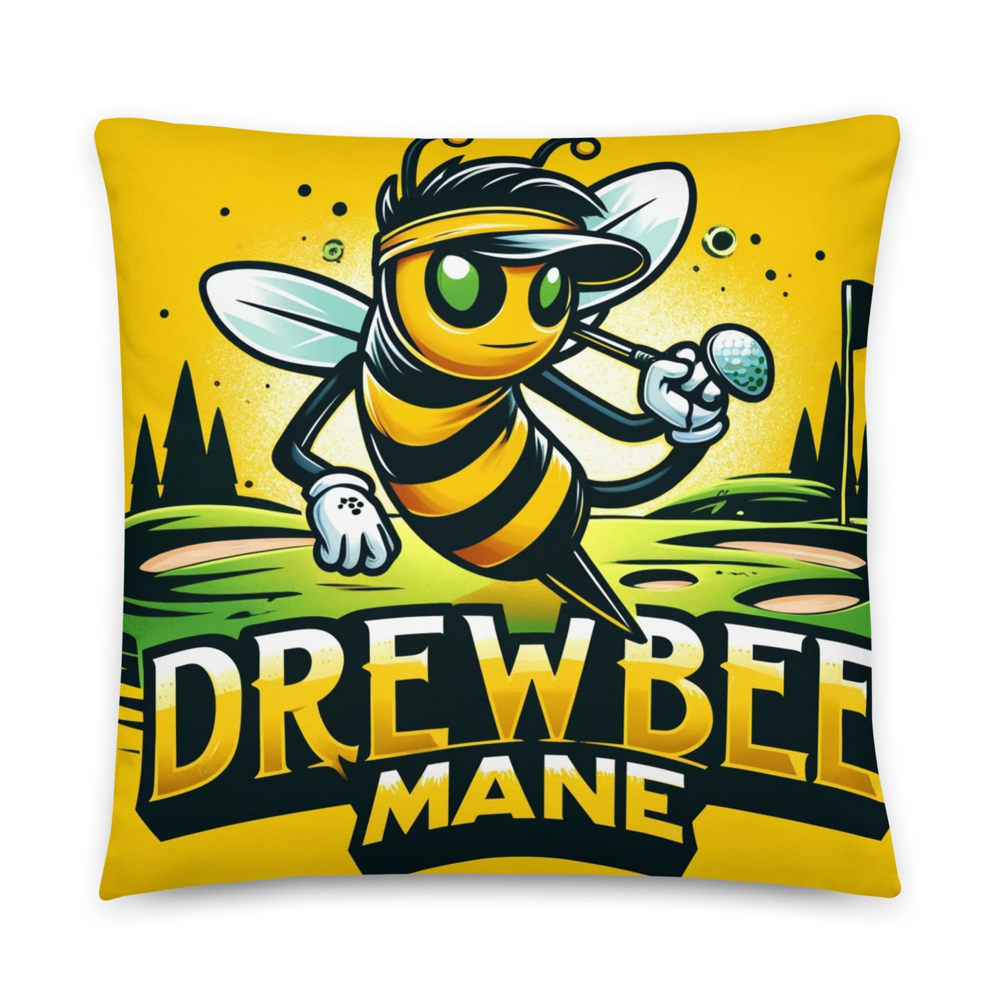 Drewbee Mane Golf Association Pillow