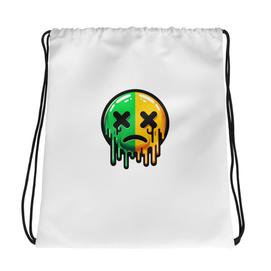 Lemon Lime Drawstring Bag