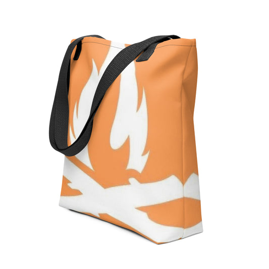 White Flame Tote Bag