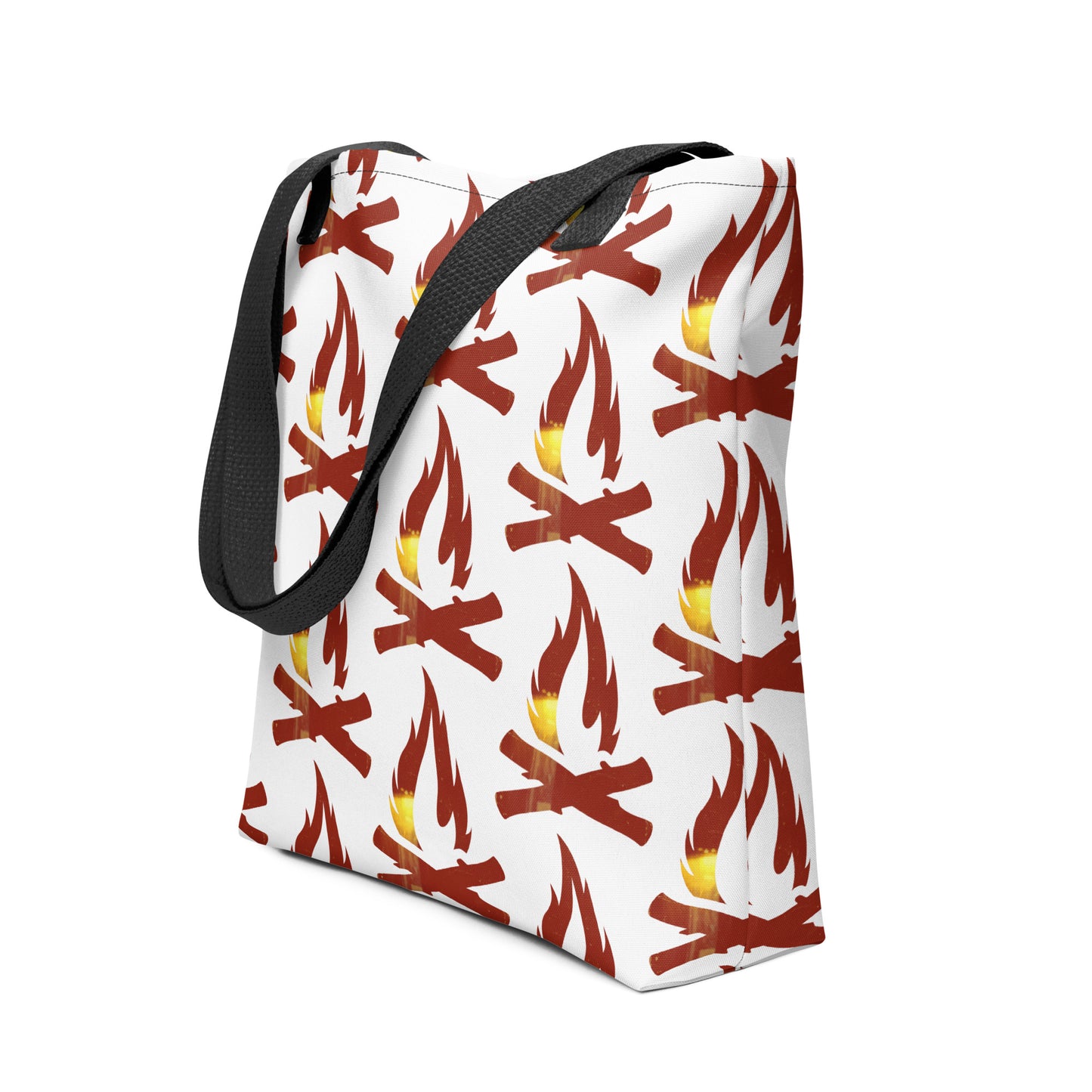 Trojan Flame Tote Bag