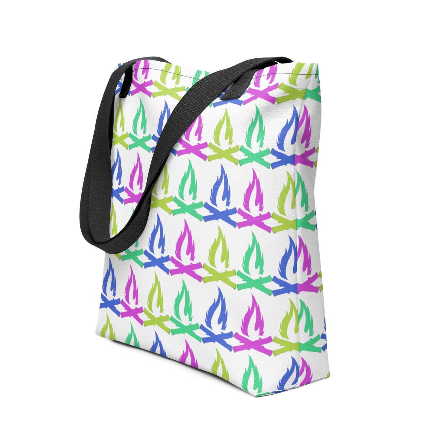 Tropical Flame Tote Bag