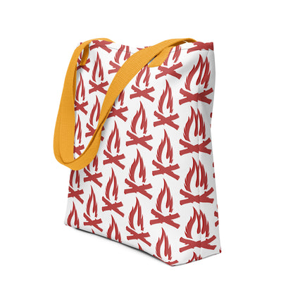 Red Flame Tote Bag