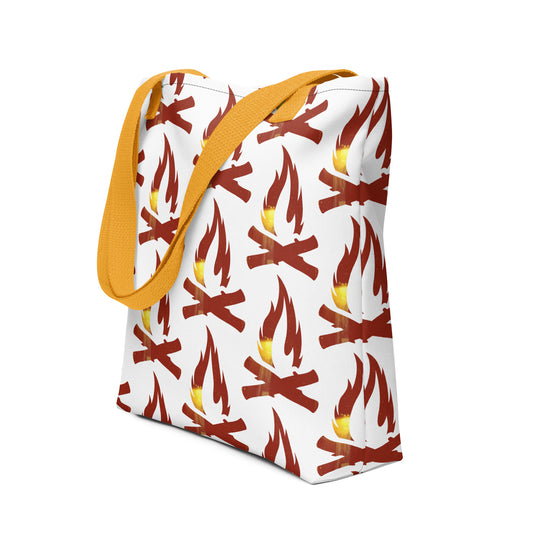 Trojan Flame Tote Bag