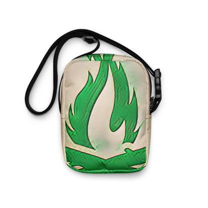 Green Flame Utility Crossbody Bag