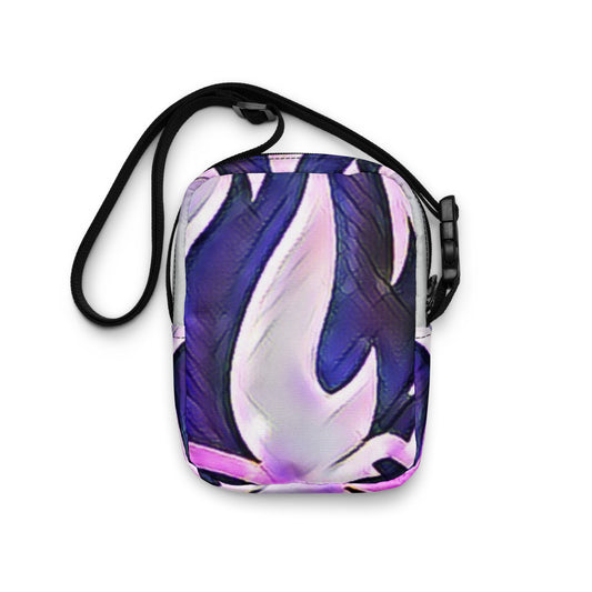 Purple Rain Flame Utility Crossbody Bag