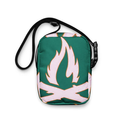 Orange Peel Flame Utility Crossbody Bag