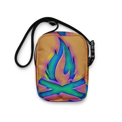 Blueberry Flame Utility Crossbody Bag