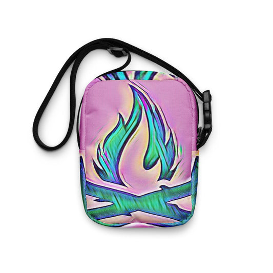 Blueberry Rain Flame Utility Crossbody Bag