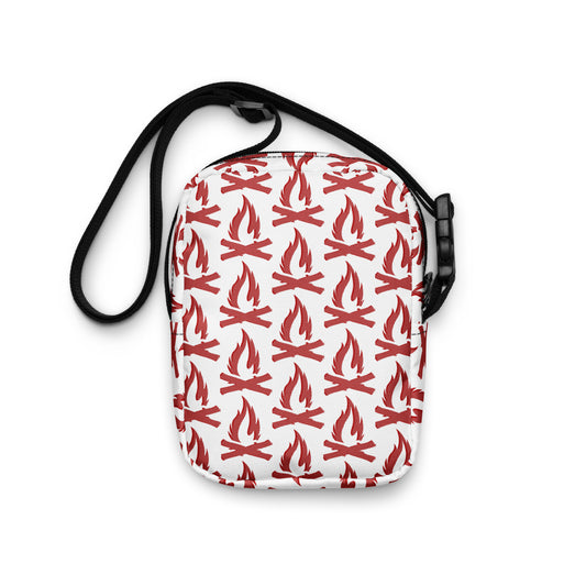 Red Flame Utility Crossbody Bag