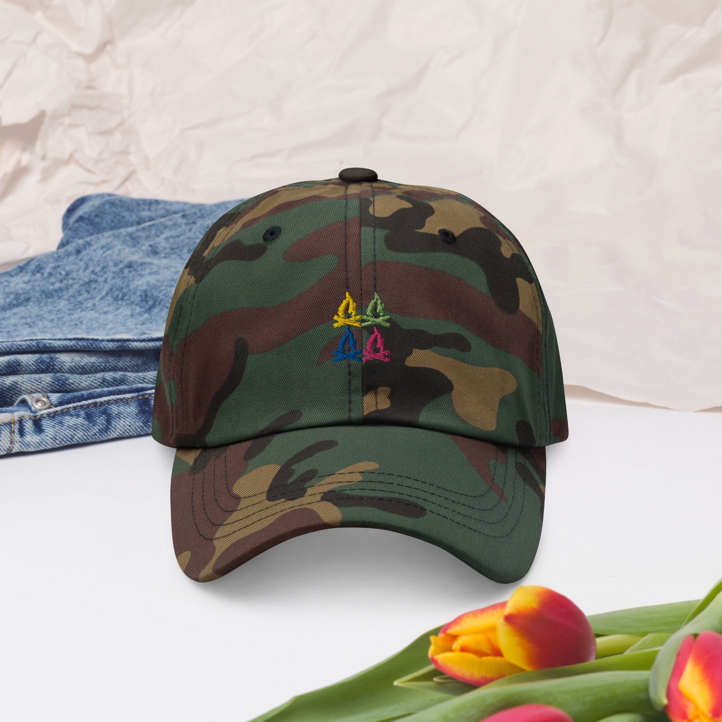 Tropical Flame Dad Hat