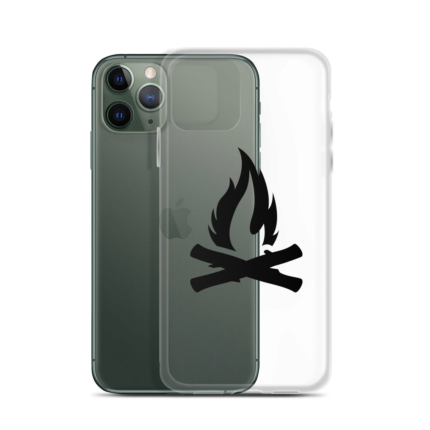 Darth Flame Clear Case for iPhone®