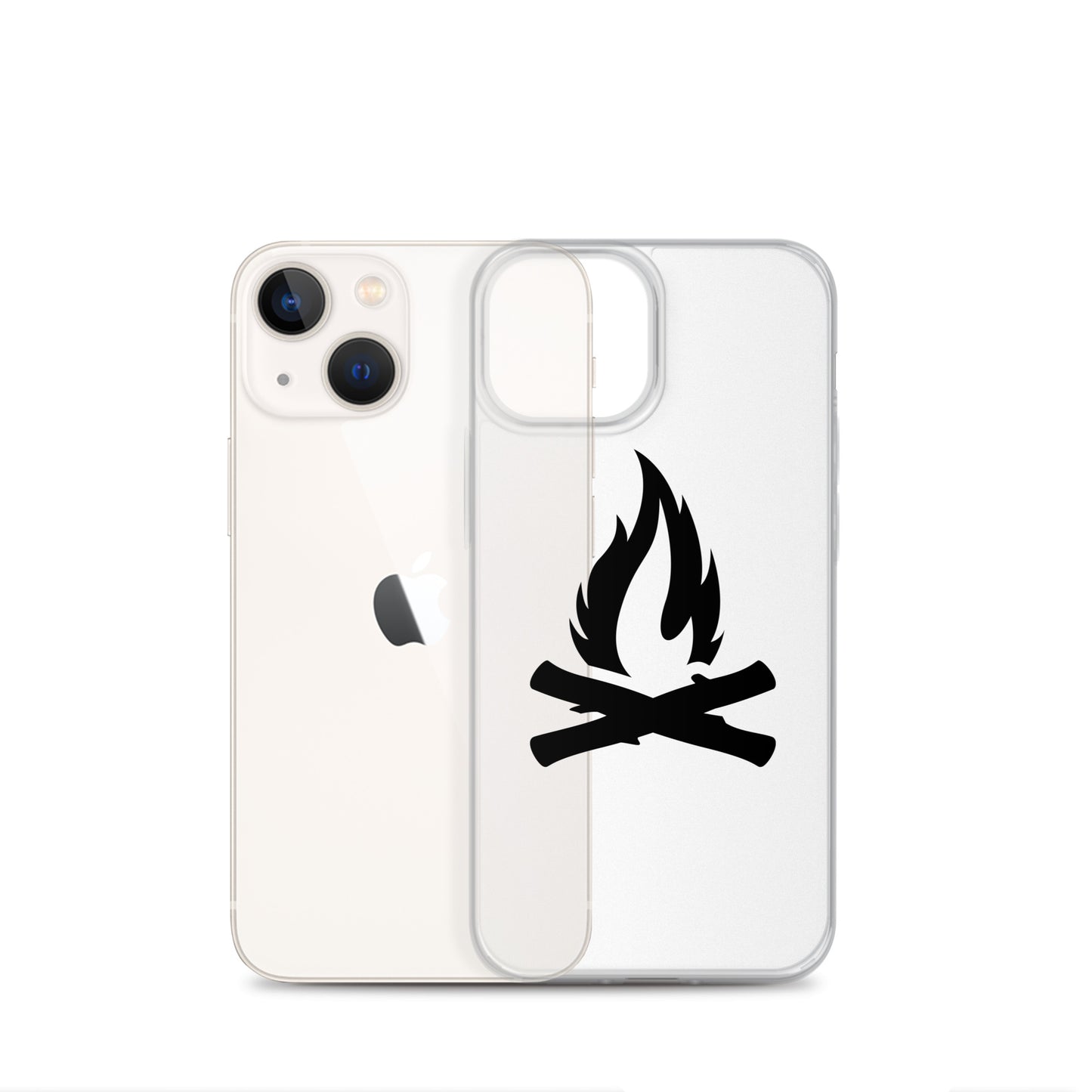 Darth Flame Clear Case for iPhone®