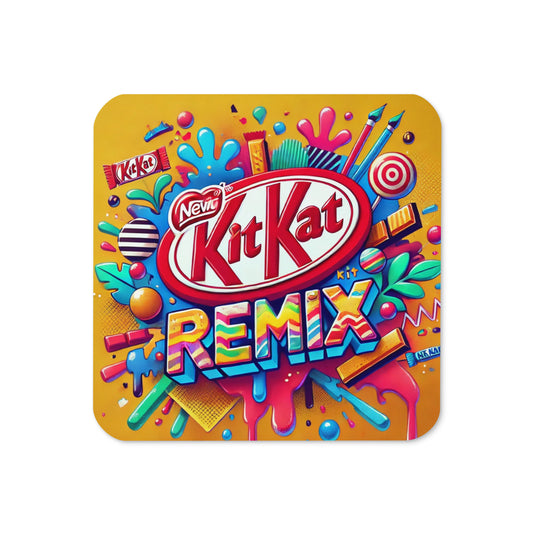 Kit Kat Remix Cork-Back Coaster