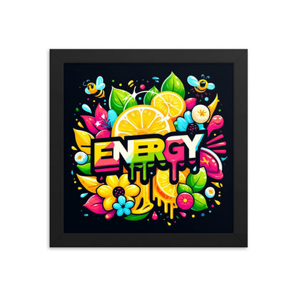 Energy Framed Poster