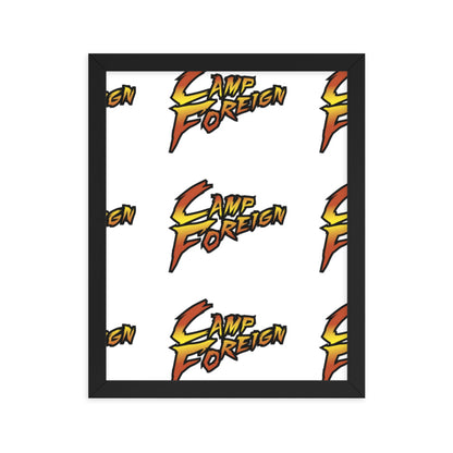 Camp Foreign Framed Poster (Street Fighter Edition)