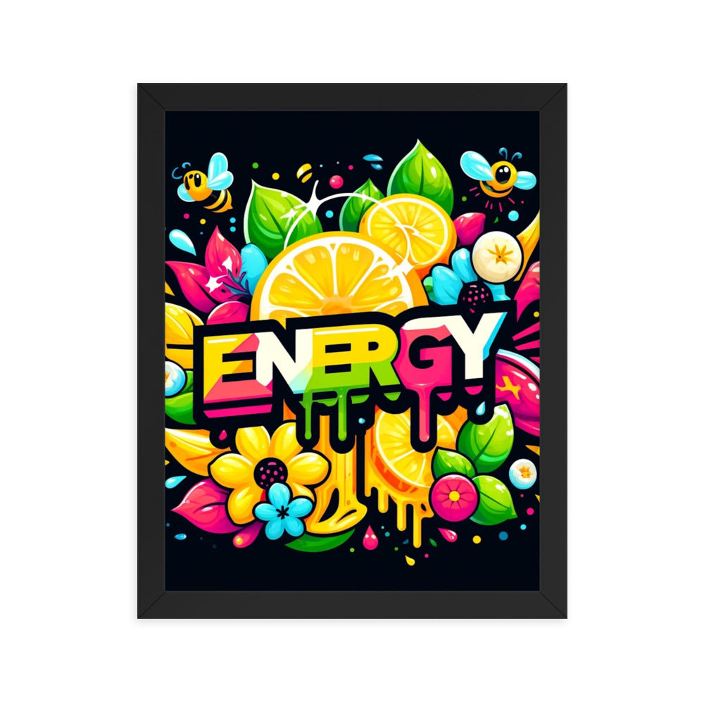 Energy Framed Poster