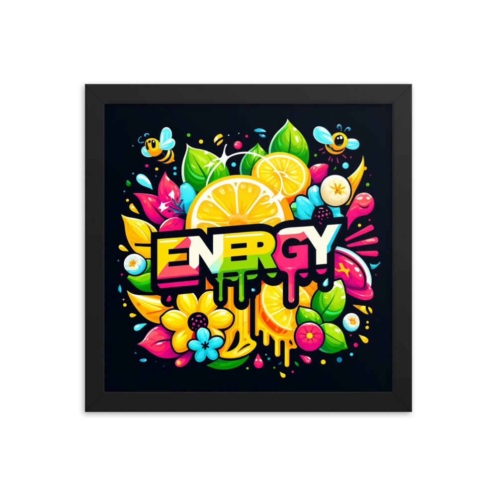 Energy Framed Poster