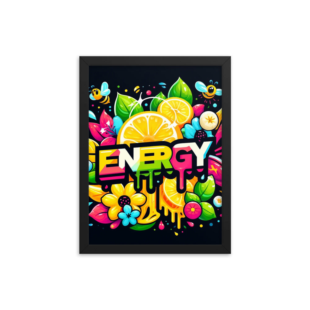 Energy Framed Poster