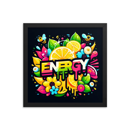 Energy Framed Poster