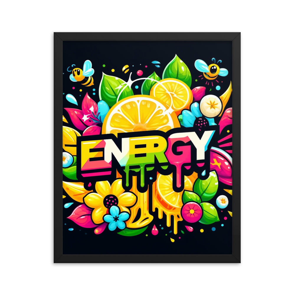 Energy Framed Poster