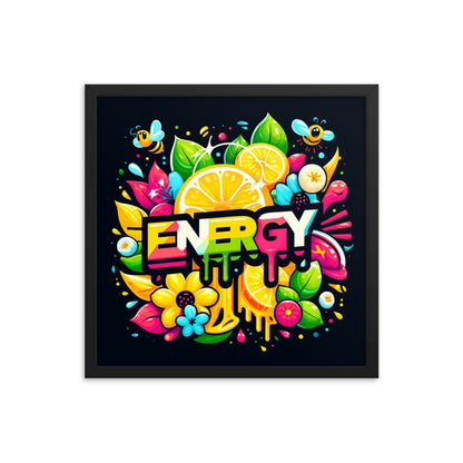 Energy Framed Poster