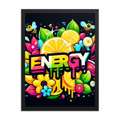 Energy Framed Poster