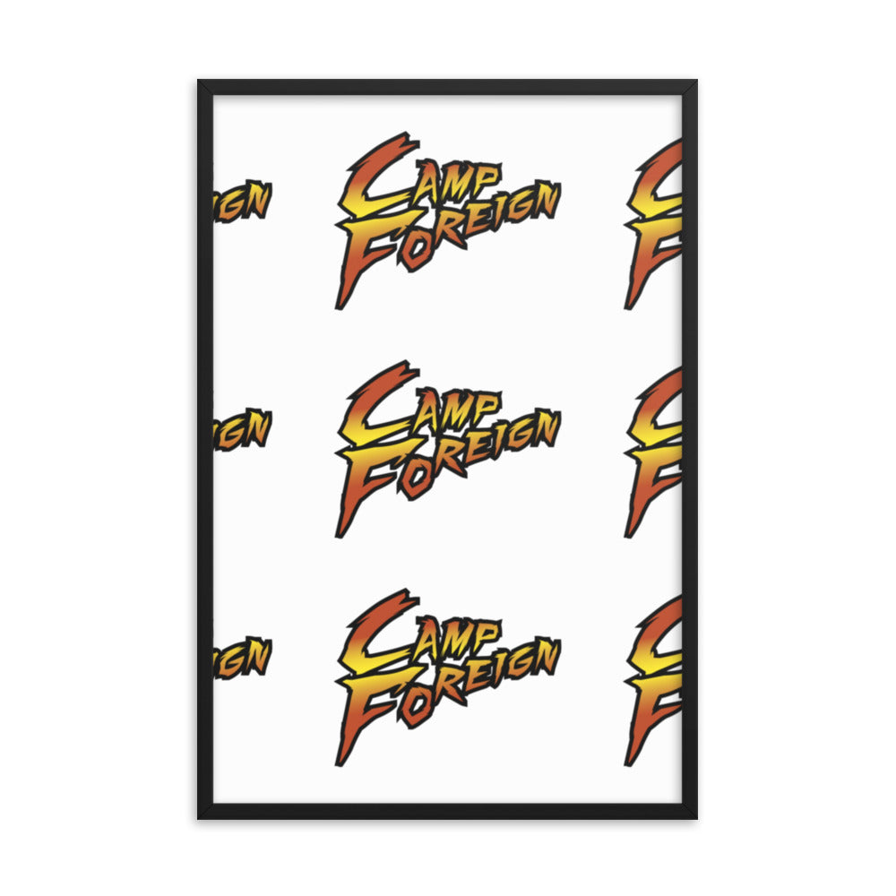 Camp Foreign Framed Poster (Street Fighter Edition)