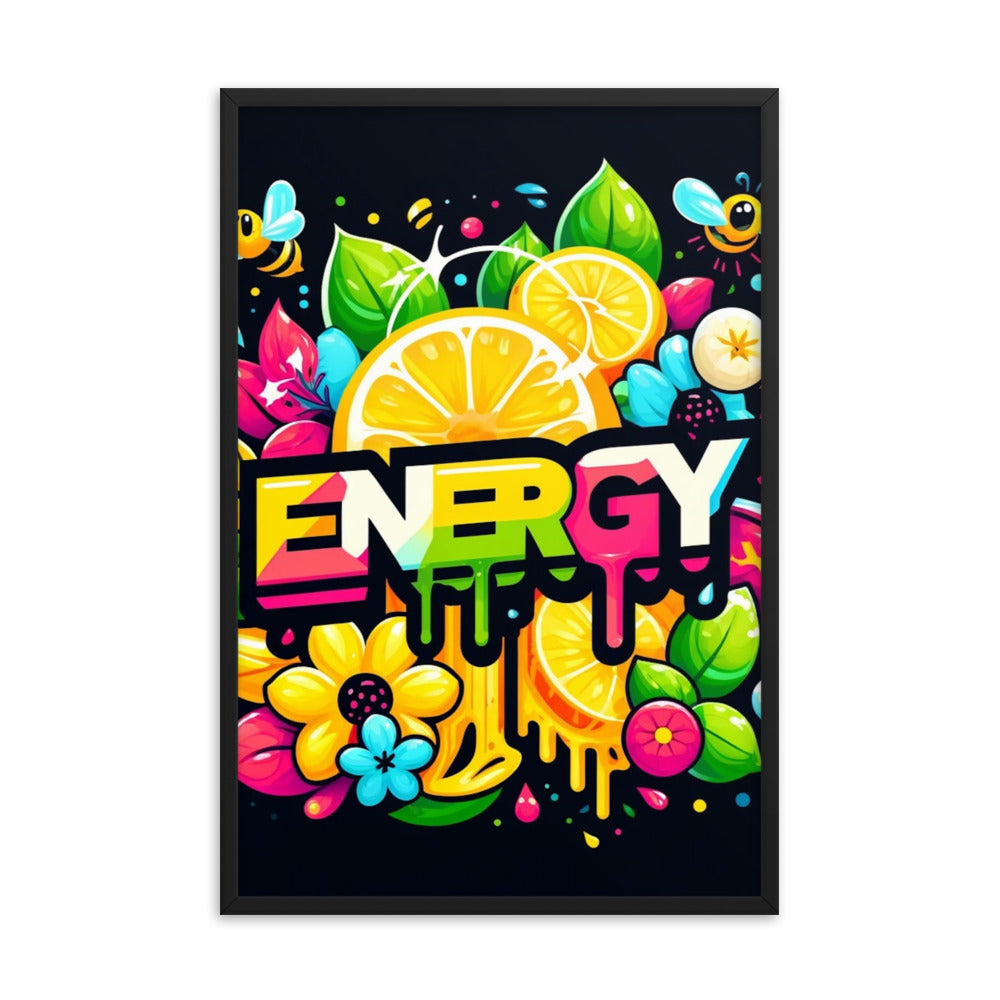 Energy Framed Poster