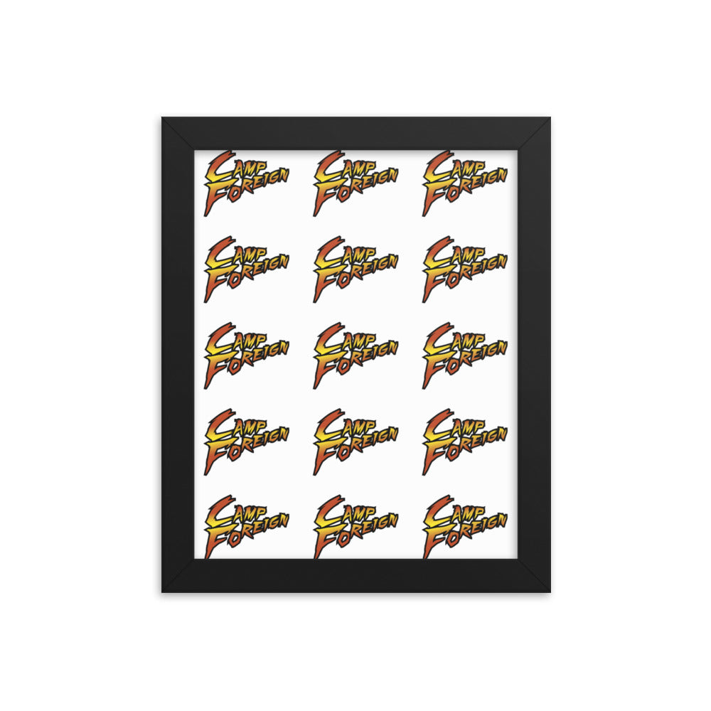 Camp Foreign Framed Poster (Street Fighter Edition)