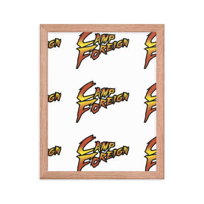 Camp Foreign Framed Poster (Street Fighter Edition)