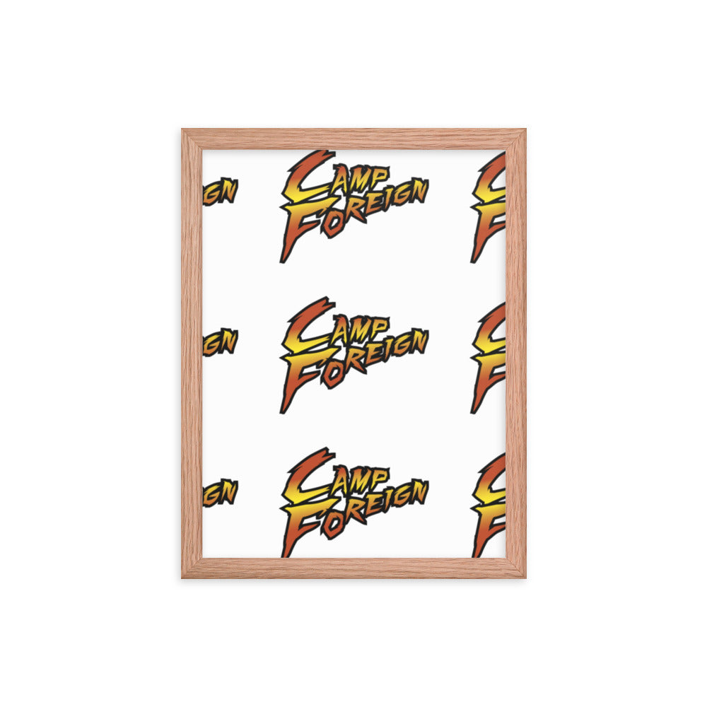 Camp Foreign Framed Poster (Street Fighter Edition)