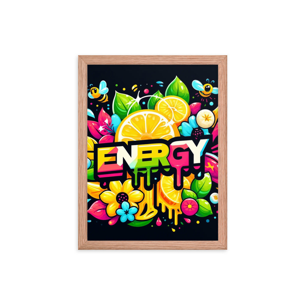 Energy Framed Poster