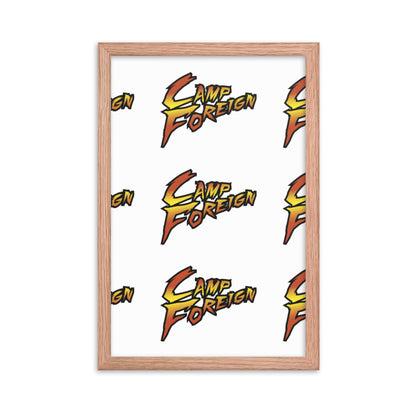 Camp Foreign Framed Poster (Street Fighter Edition)