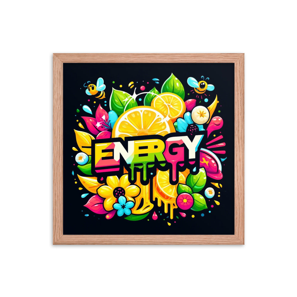 Energy Framed Poster