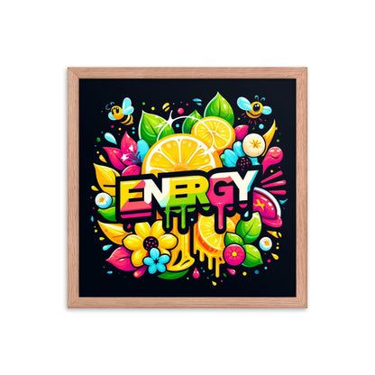 Energy Framed Poster