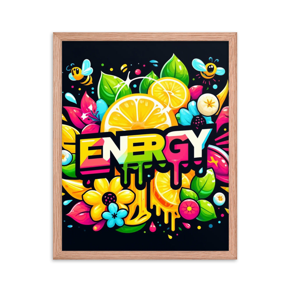 Energy Framed Poster