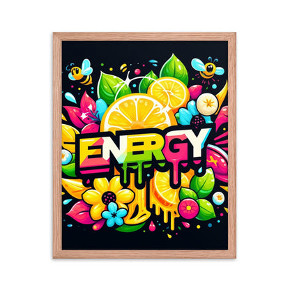 Energy Framed Poster