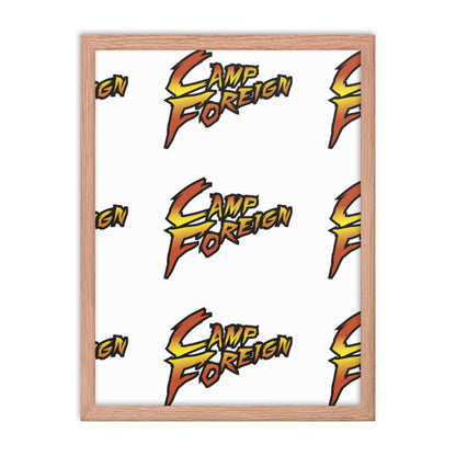 Camp Foreign Framed Poster (Street Fighter Edition)