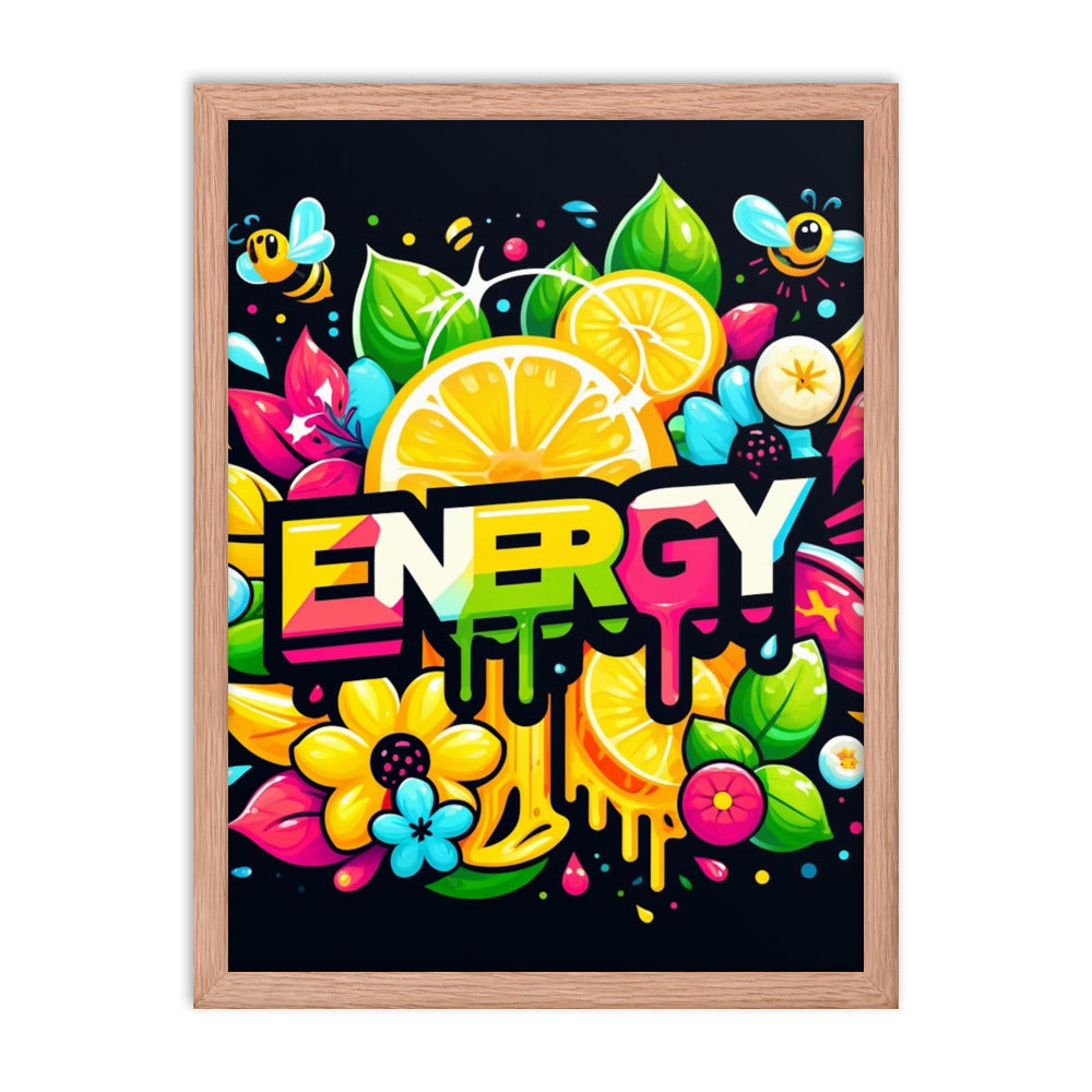 Energy Framed Poster