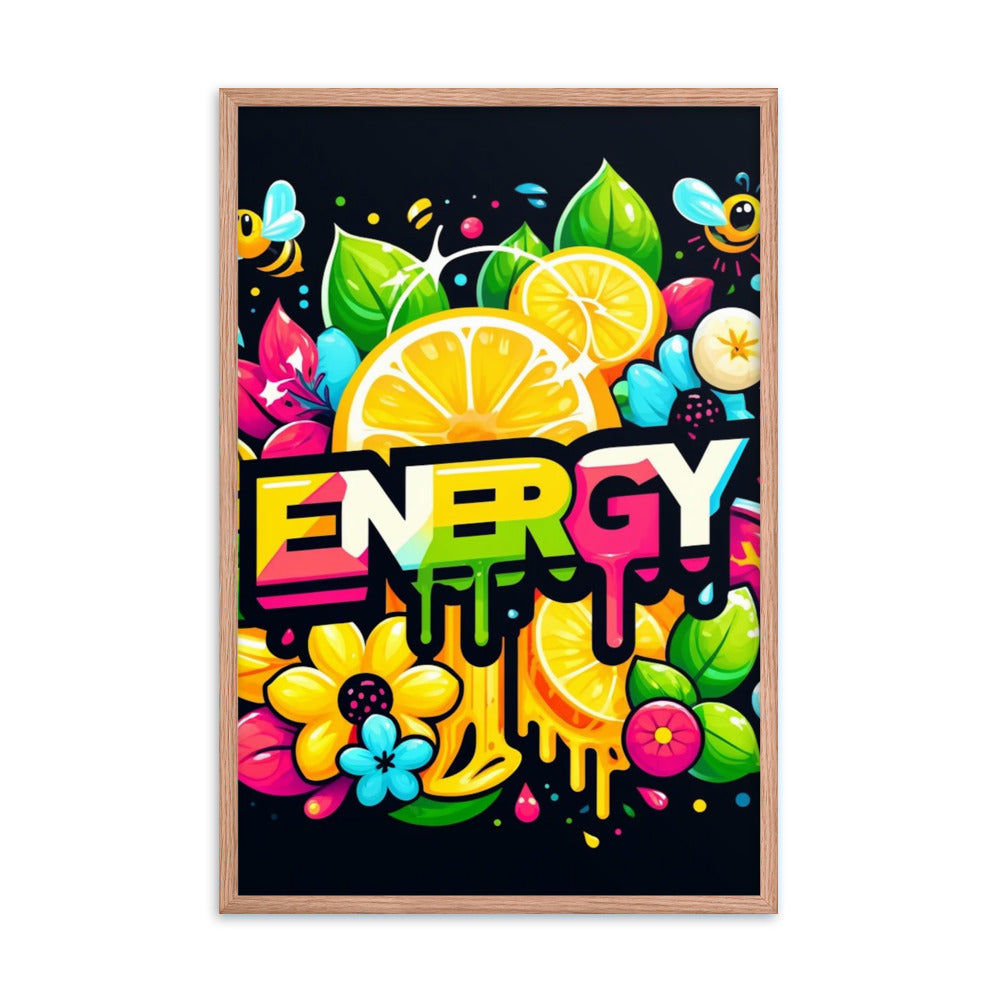 Energy Framed Poster