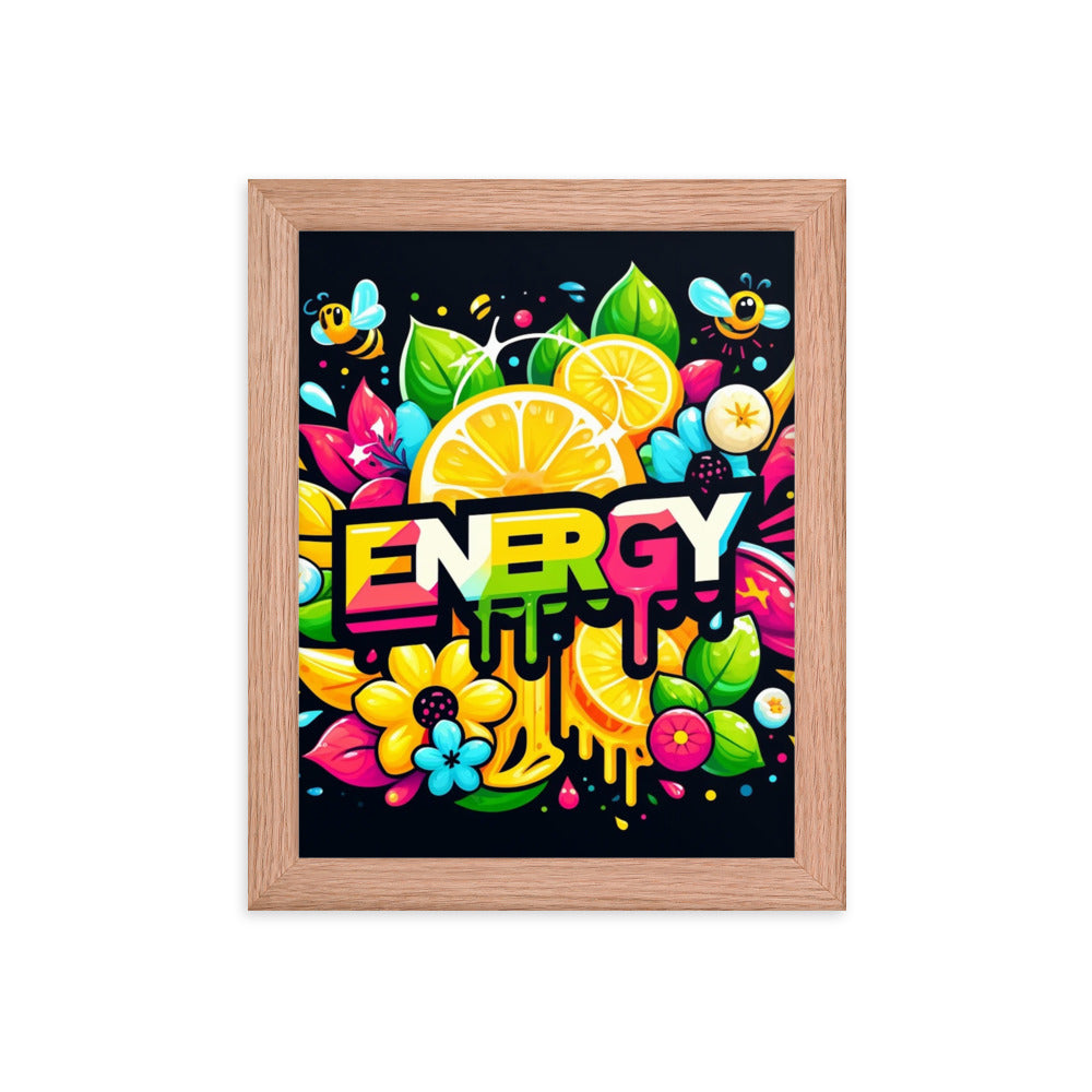 Energy Framed Poster