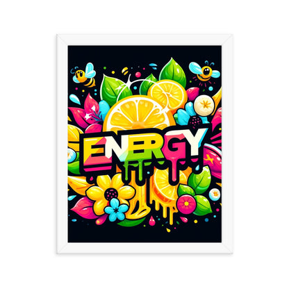 Energy Framed Poster