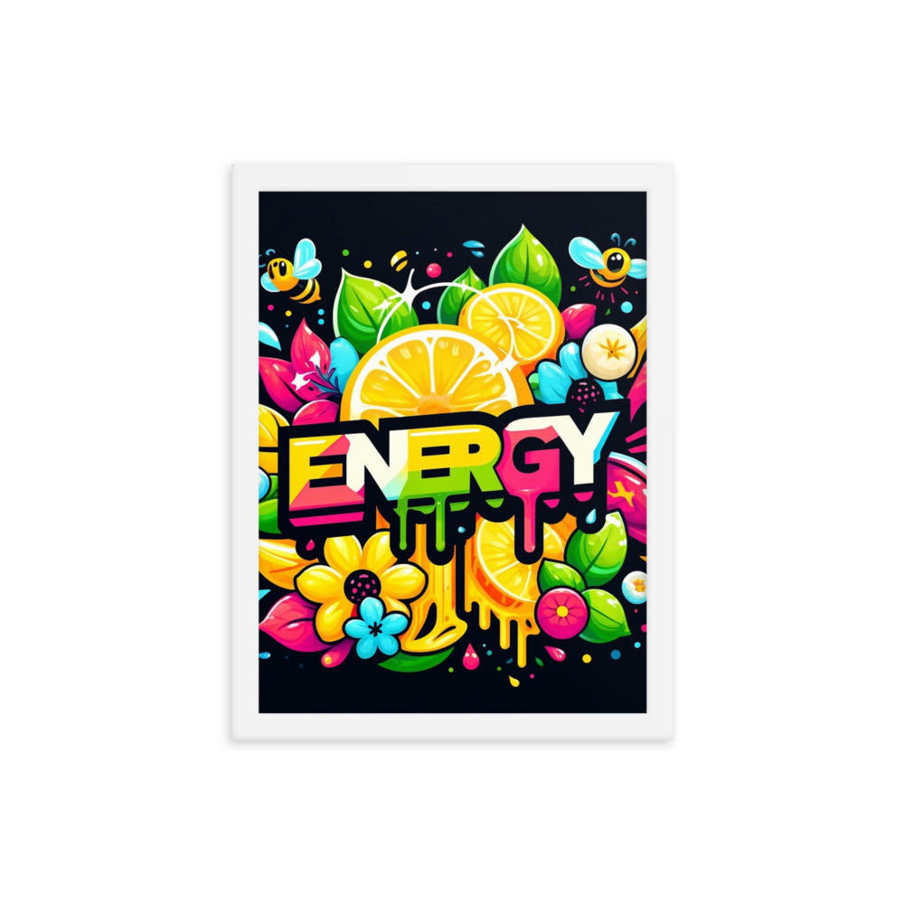 Energy Framed Poster